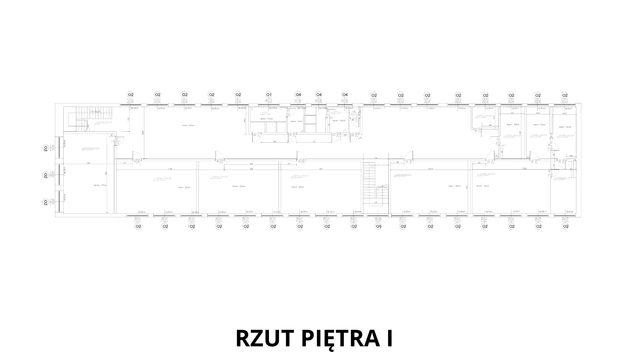 Rzut piętra I — Szkoła w Parszowie