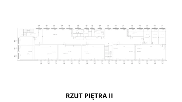 Rzut piętra II — Szkoła w Parszowie